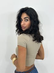 T-SHIRT CROP NEW PE/26