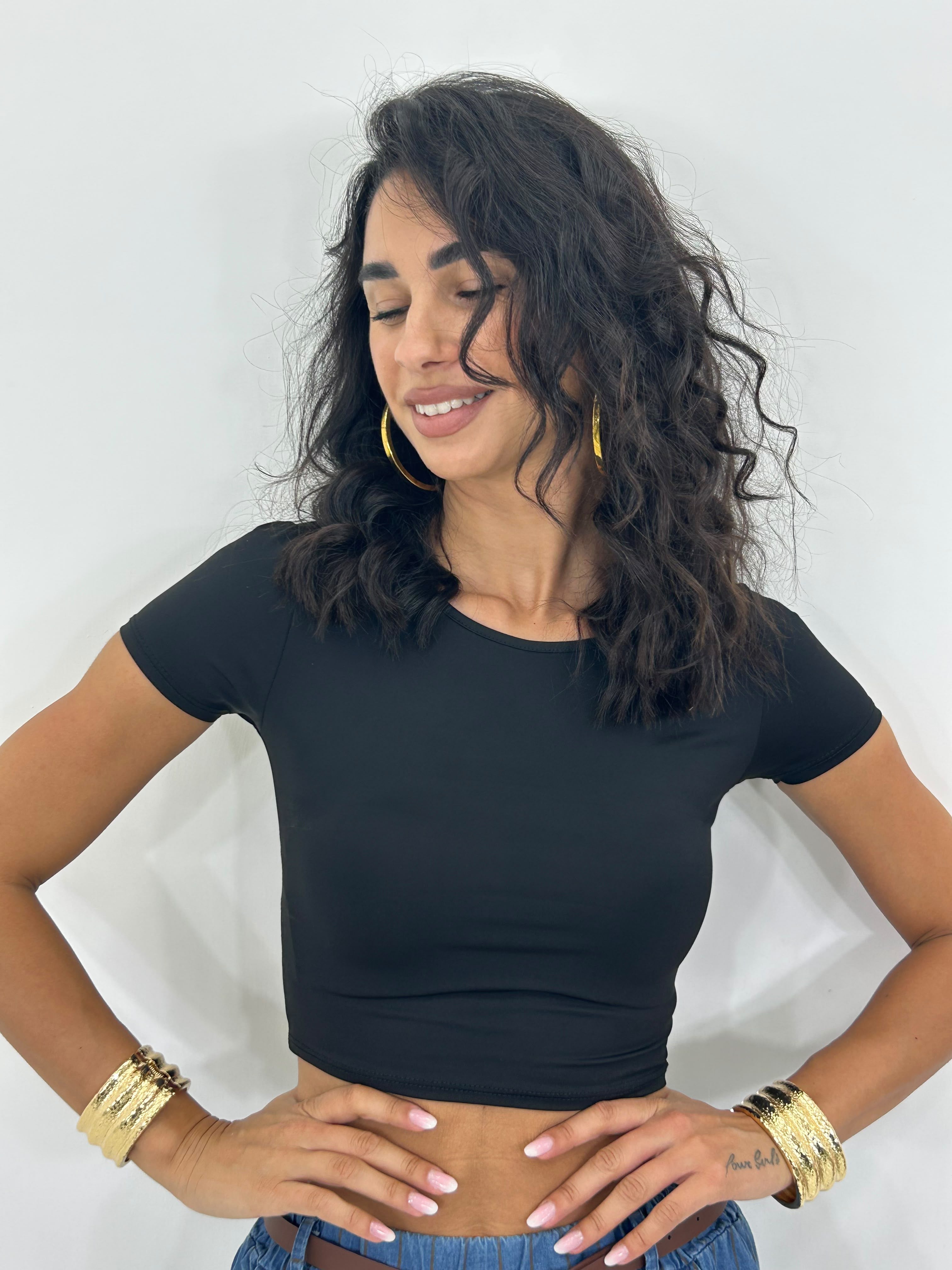 T-SHIRT CROP NEW PE/26
