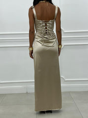 ABITO SATIN DRAPE NEW AI/27