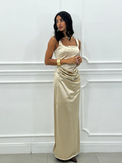 ABITO SATIN DRAPE NEW AI/27