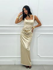 ABITO SATIN DRAPE NEW AI/27