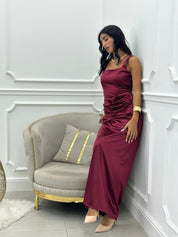 ABITO SATIN DRAPE NEW AI/27