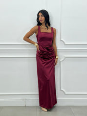 ABITO SATIN DRAPE NEW AI/27
