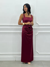 ABITO SATIN DRAPE NEW AI/27