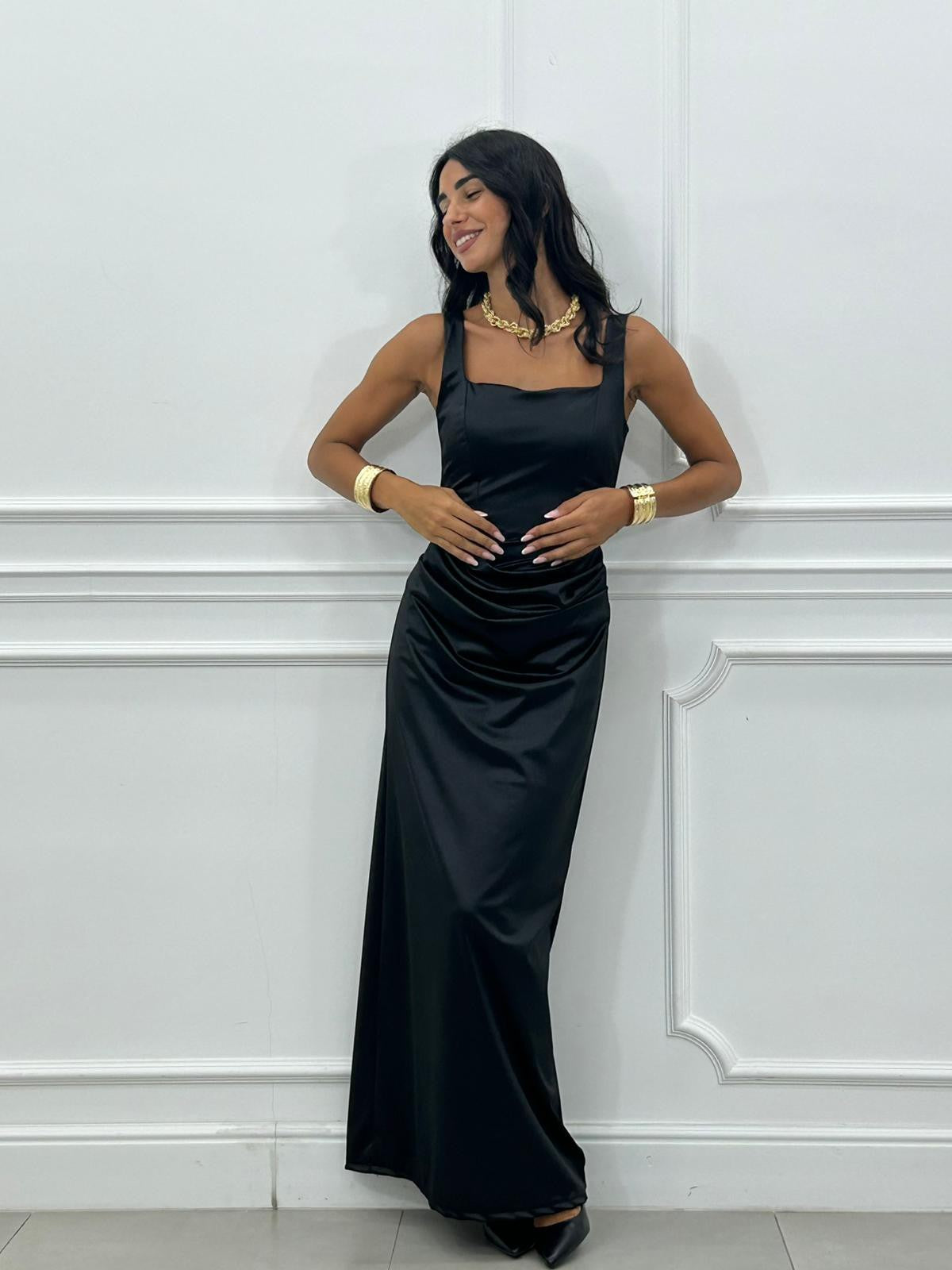 ABITO SATIN DRAPE NEW AI/27