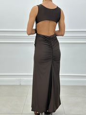 ABITO LUNGO OPEN BACK CHIC NEW P/E26