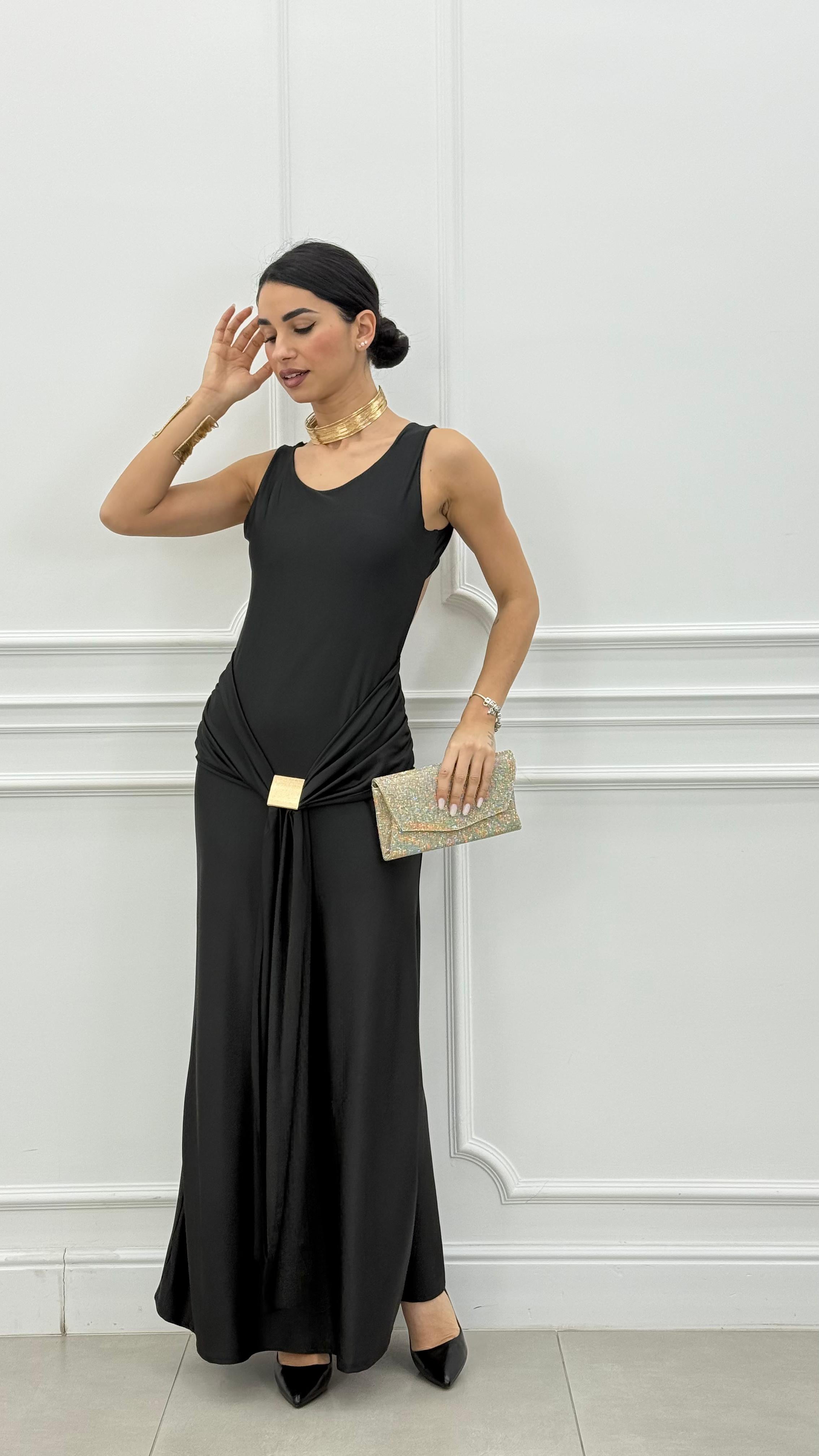 ABITO LUNGO OPEN BACK CHIC NEW P/E26