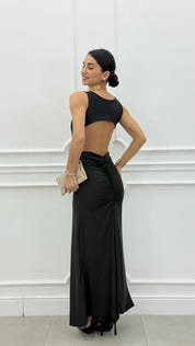 ABITO LUNGO OPEN BACK CHIC NEW P/E26