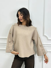 MAGLIONE CHIC BUTTON NEW AI26