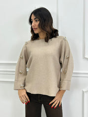 MAGLIONE CHIC BUTTON NEW AI26