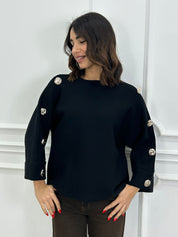 MAGLIONE CHIC BUTTON NEW AI26
