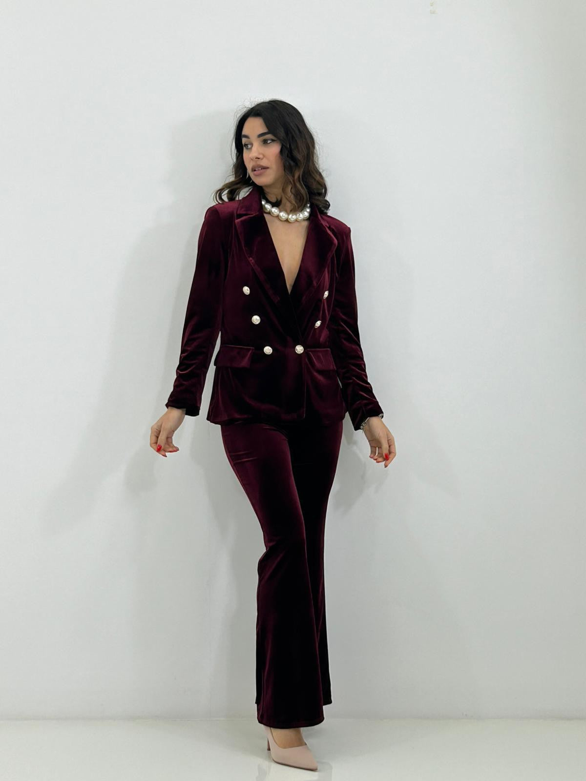 COORDINATO VELVET SUIT NEW AI26