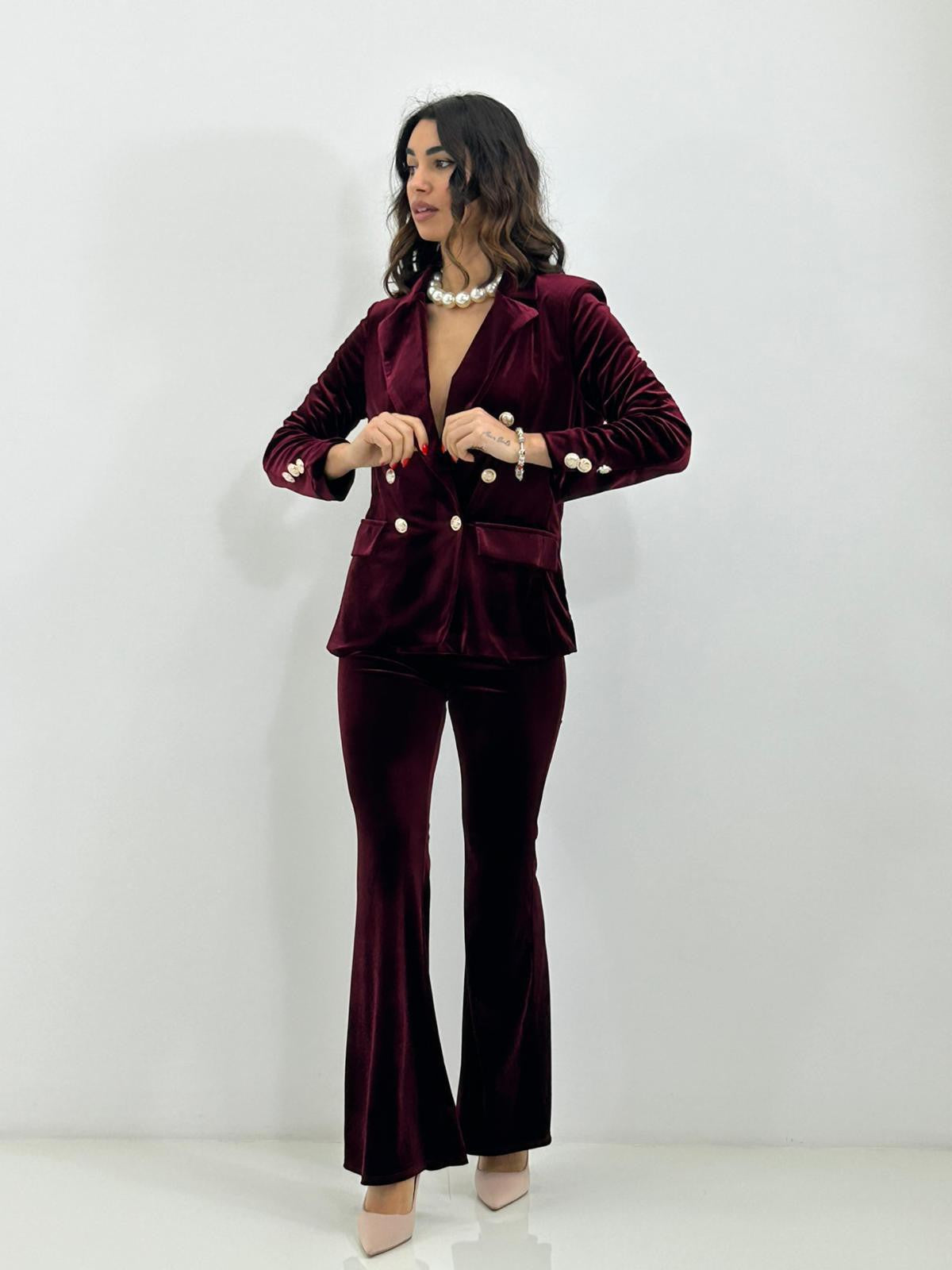 COORDINATO VELVET SUIT NEW AI26