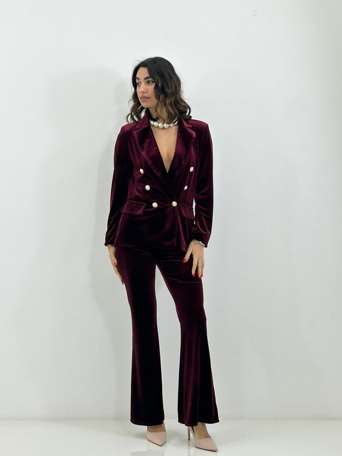 COORDINATO VELVET SUIT NEW AI26