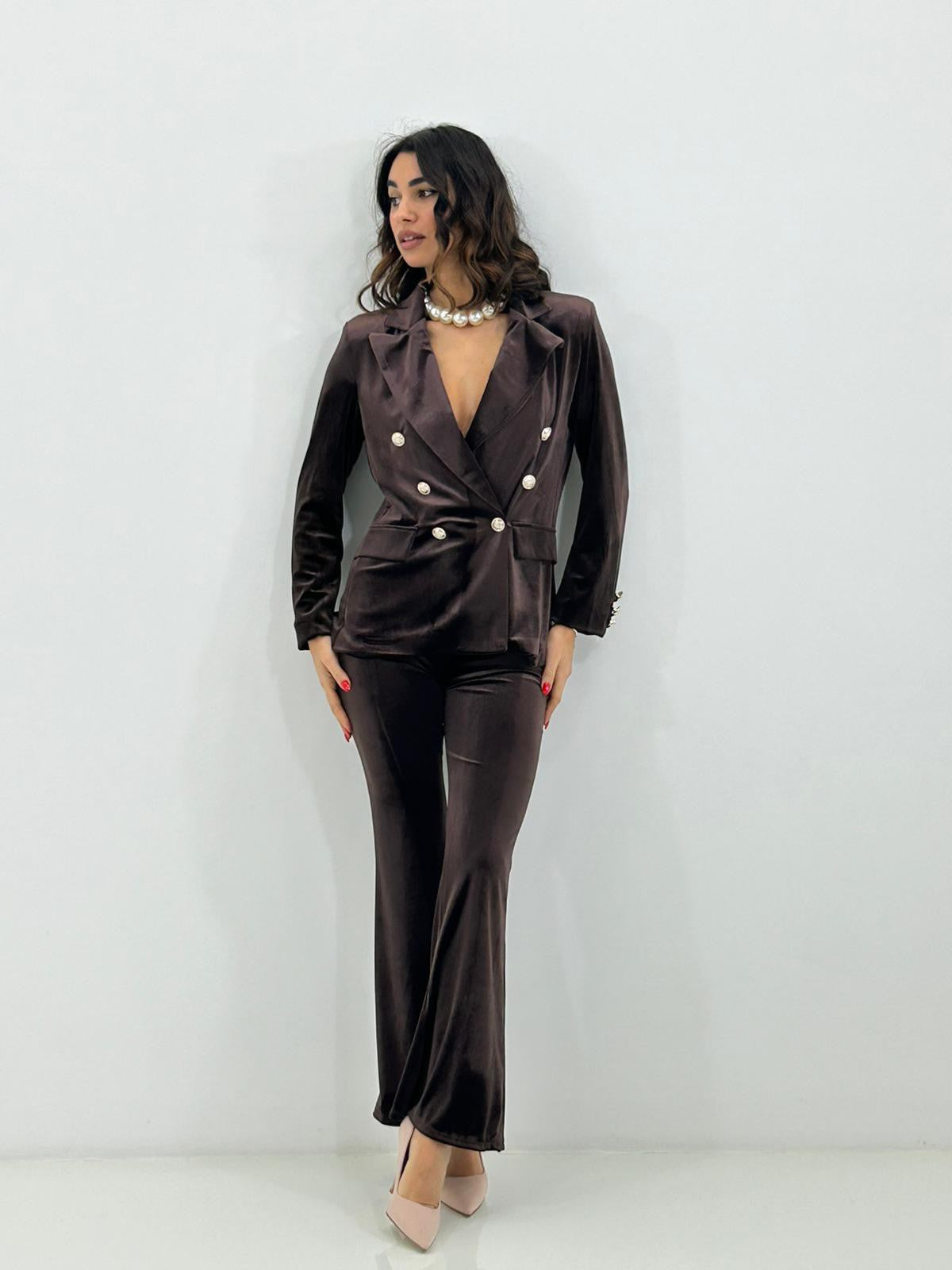 COORDINATO VELVET SUIT NEW AI26