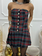 MINI DRESS TARTAN NEW AI26