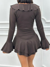 MINI DRESS RUFFLED NEW AI26