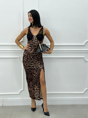 DRESS LEOPARD CHIC NEW AI26