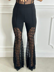 PANTALONE FLARE LACE NEW AI26