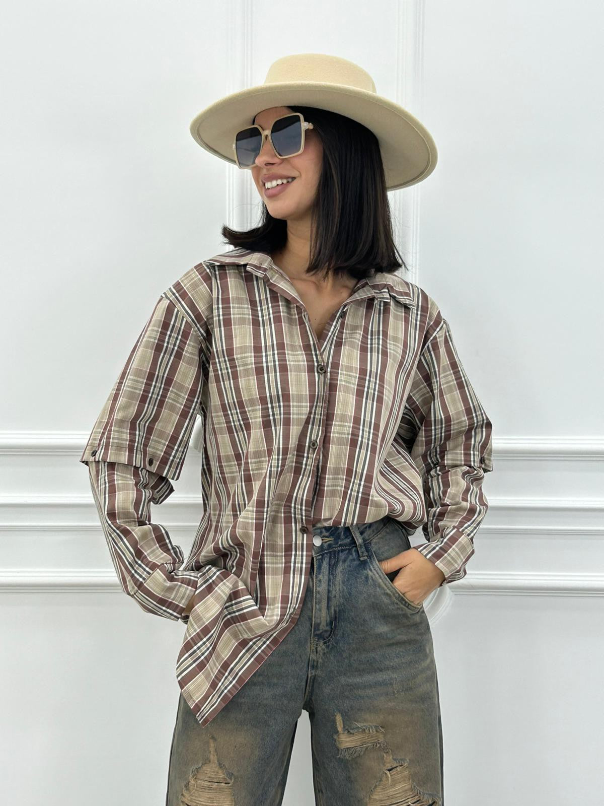 CAMICIA STREET GRID NEW AI26