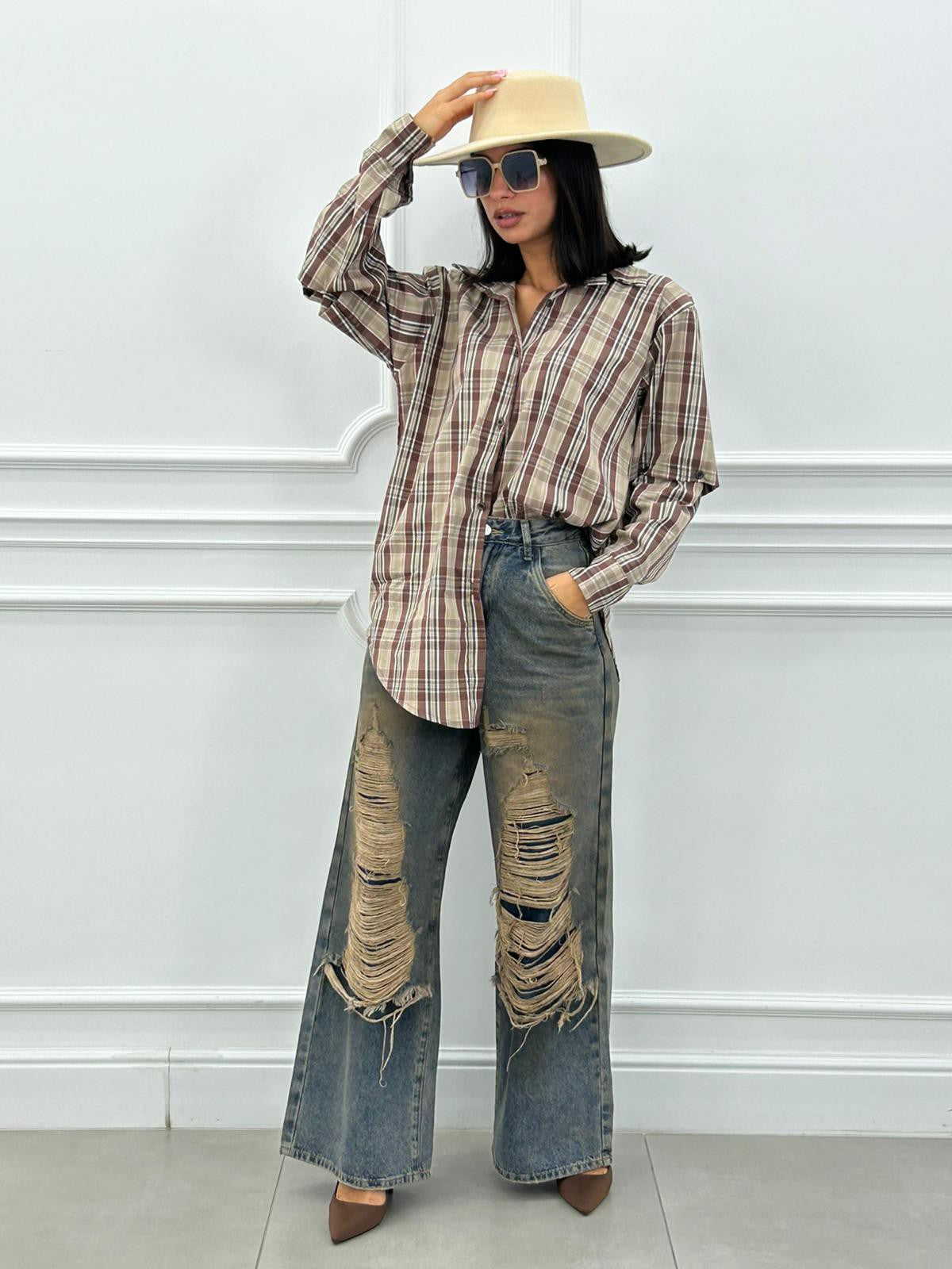 CAMICIA STREET GRID NEW AI26