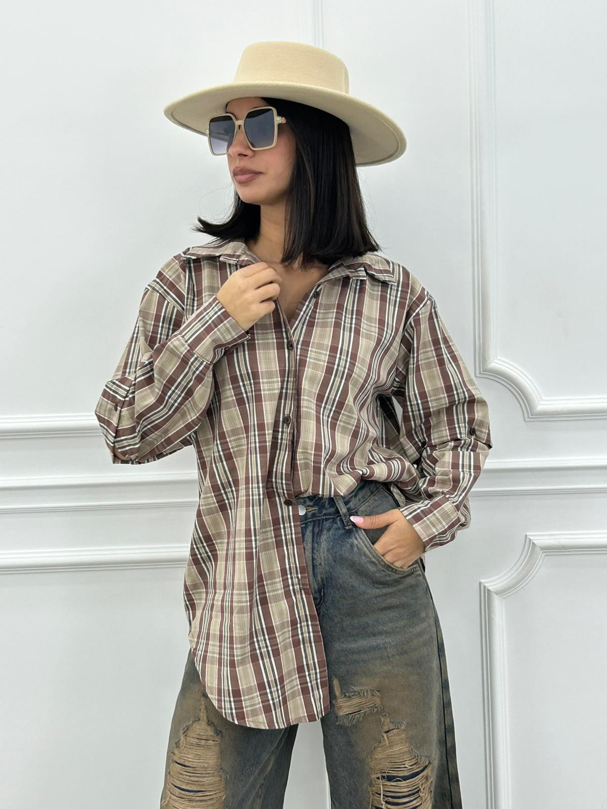 CAMICIA STREET GRID NEW AI26