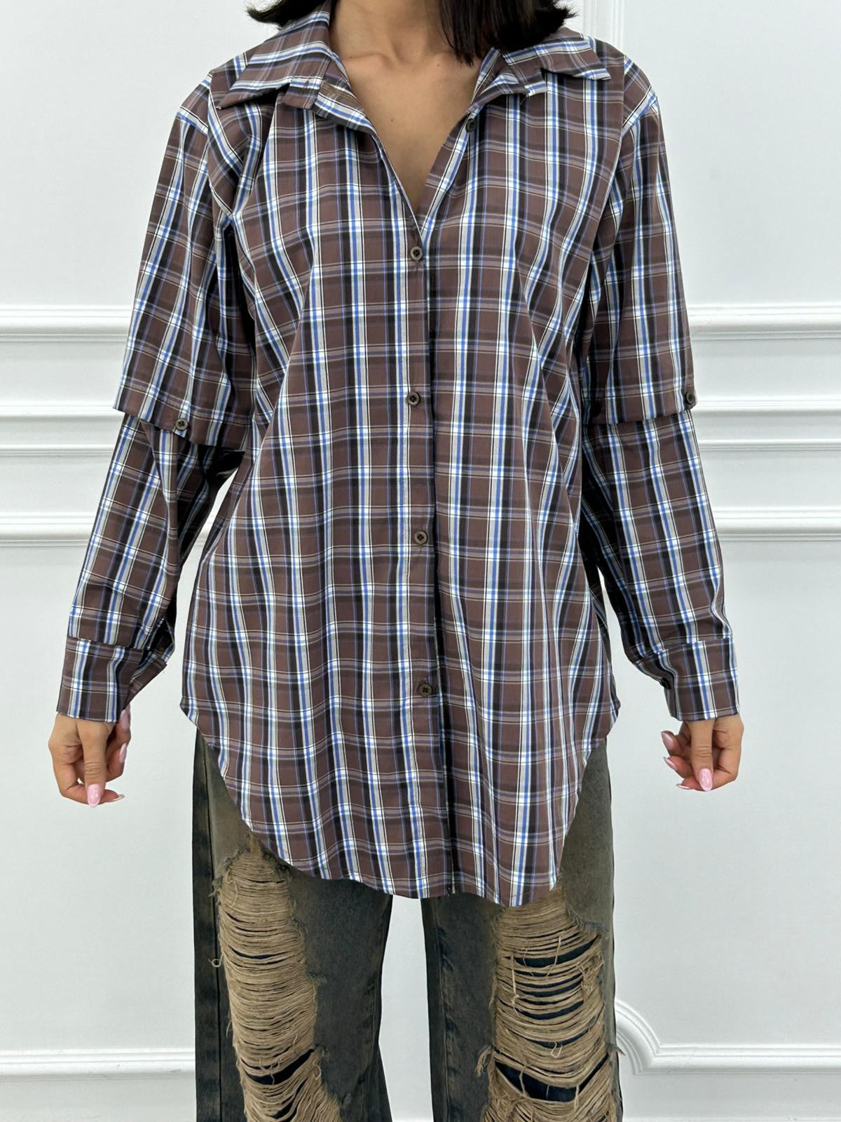 CAMICIA STREET GRID NEW AI26