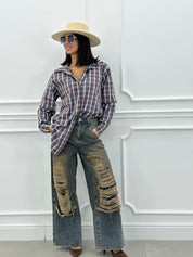 CAMICIA STREET GRID NEW AI26