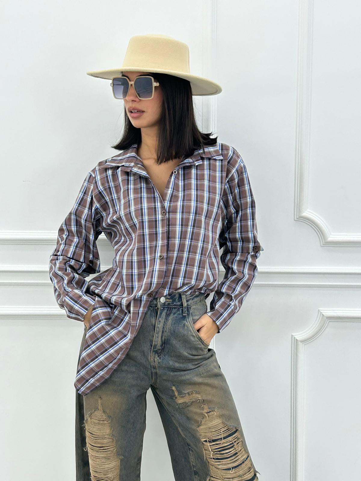 CAMICIA STREET GRID NEW AI26