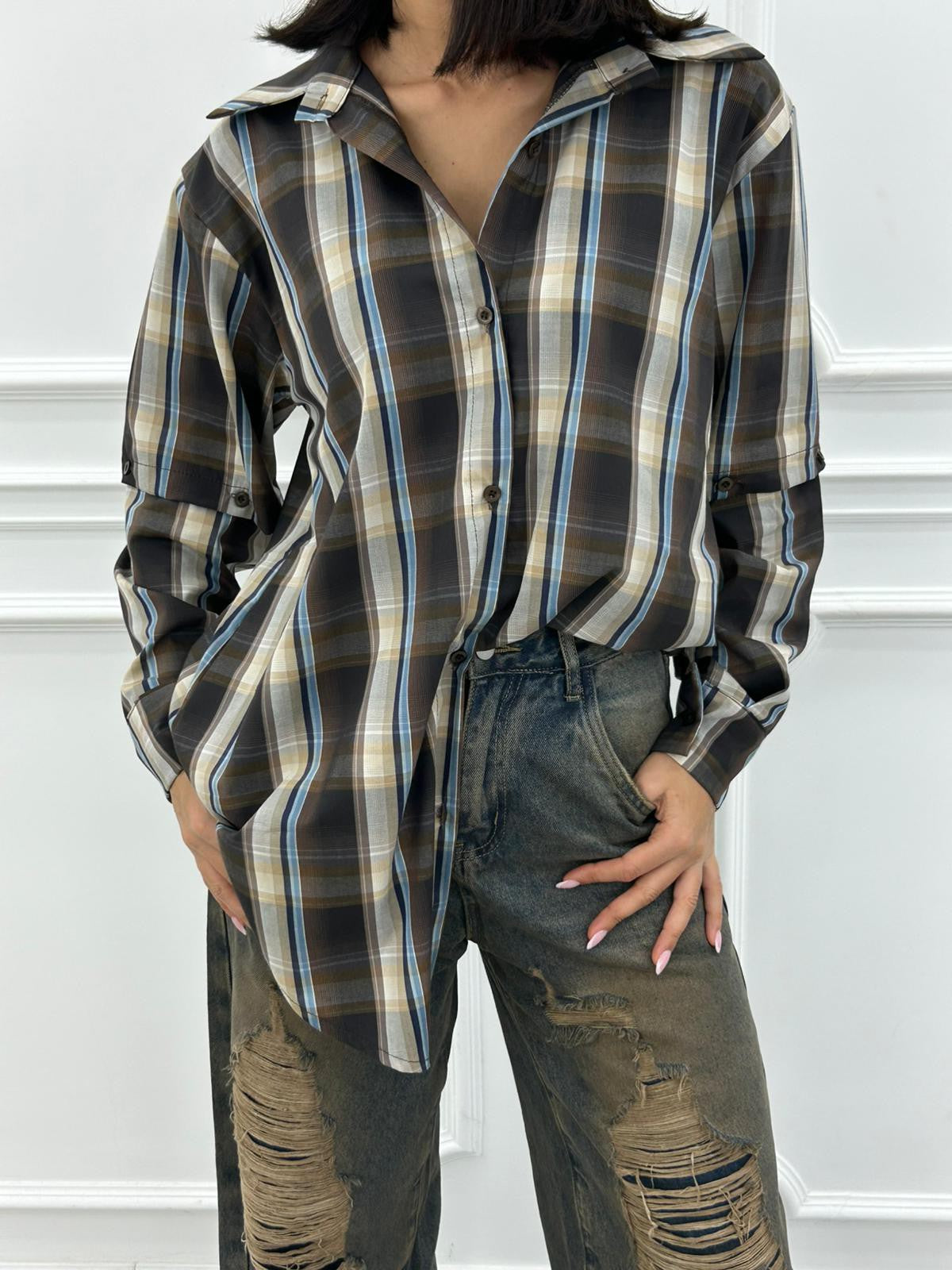 CAMICIA STREET GRID NEW AI26