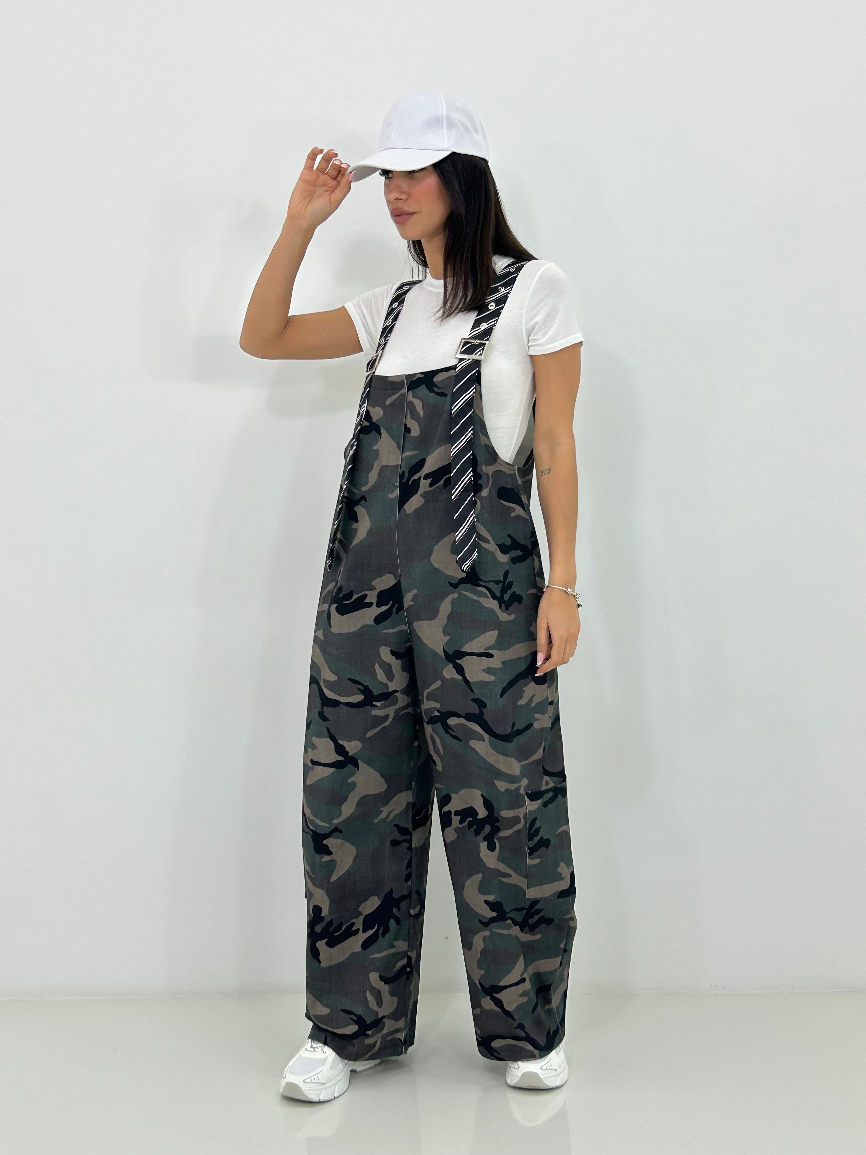 SALOPETTE CAMOUFLAGE NEW PE/26