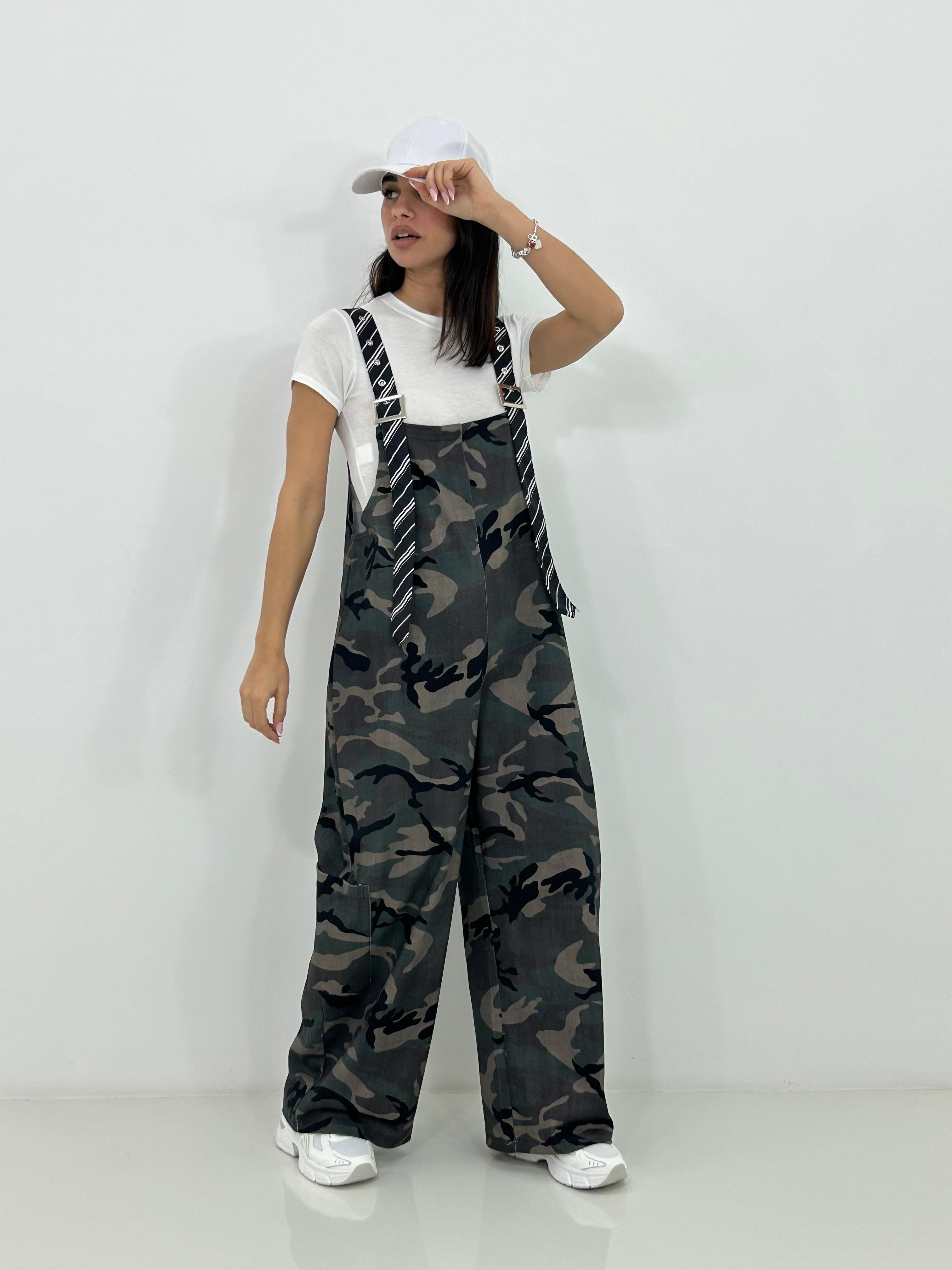 SALOPETTE CAMOUFLAGE NEW PE/26