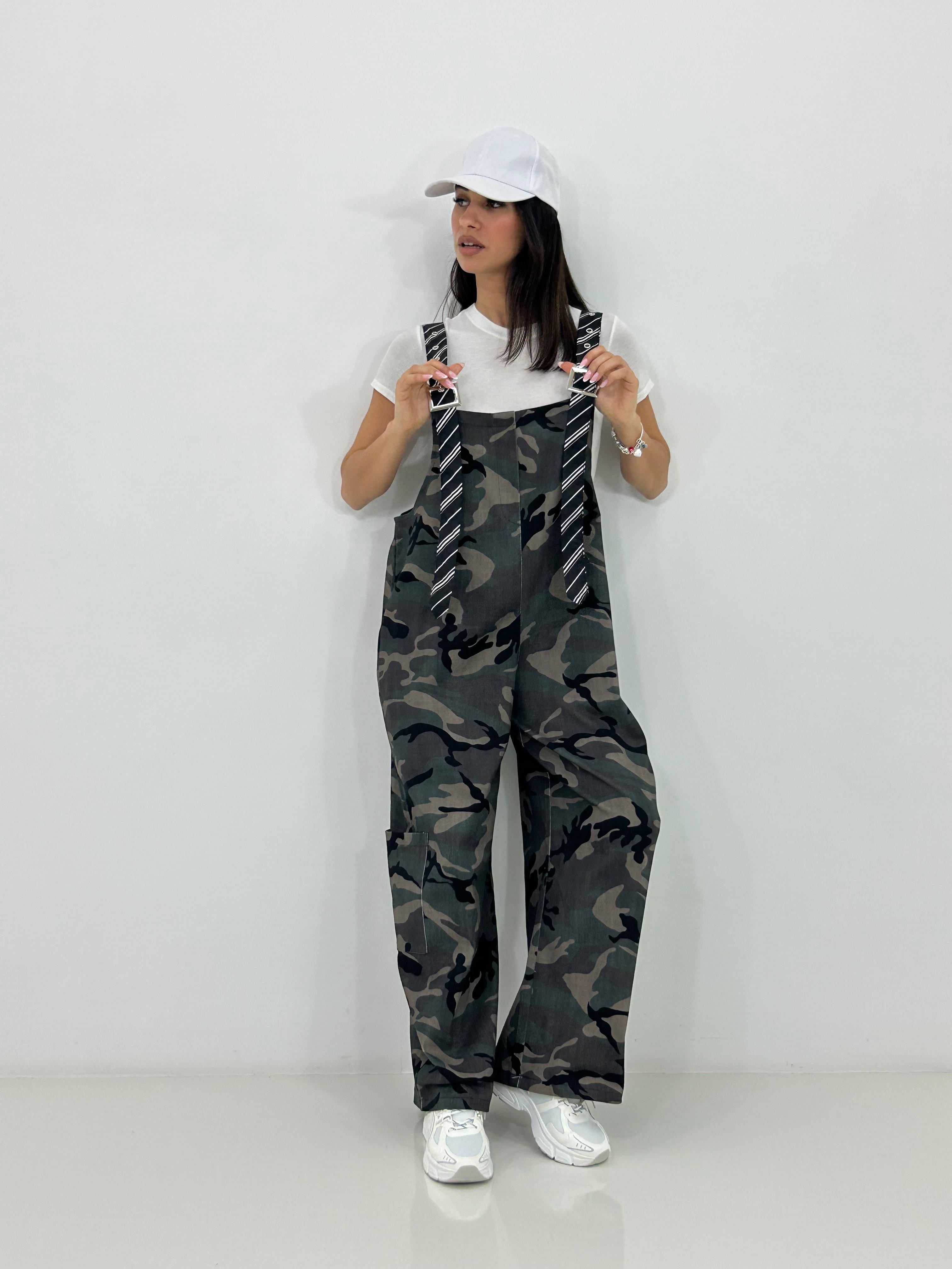 SALOPETTE CAMOUFLAGE NEW PE/26