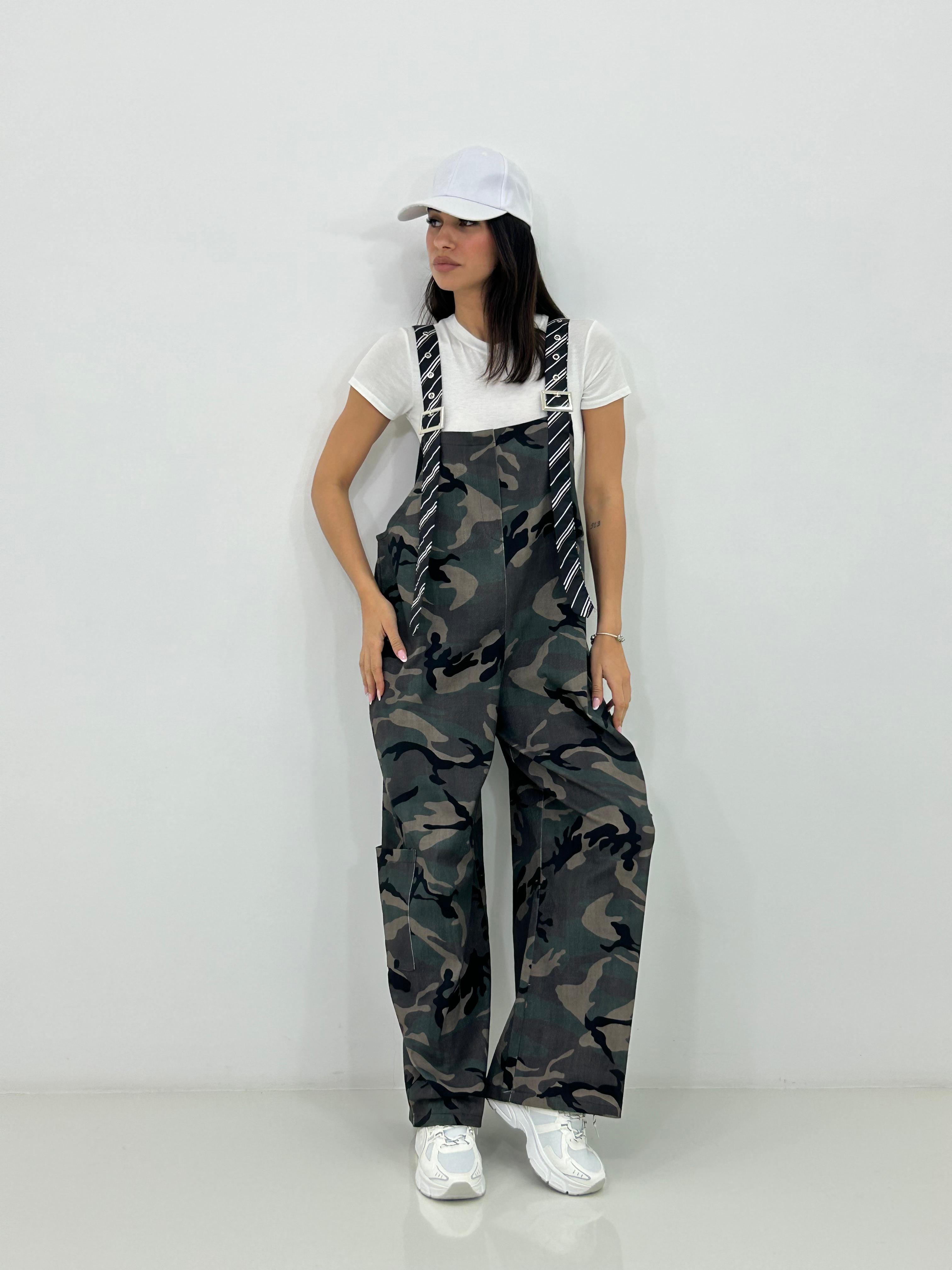 SALOPETTE CAMOUFLAGE NEW PE/26