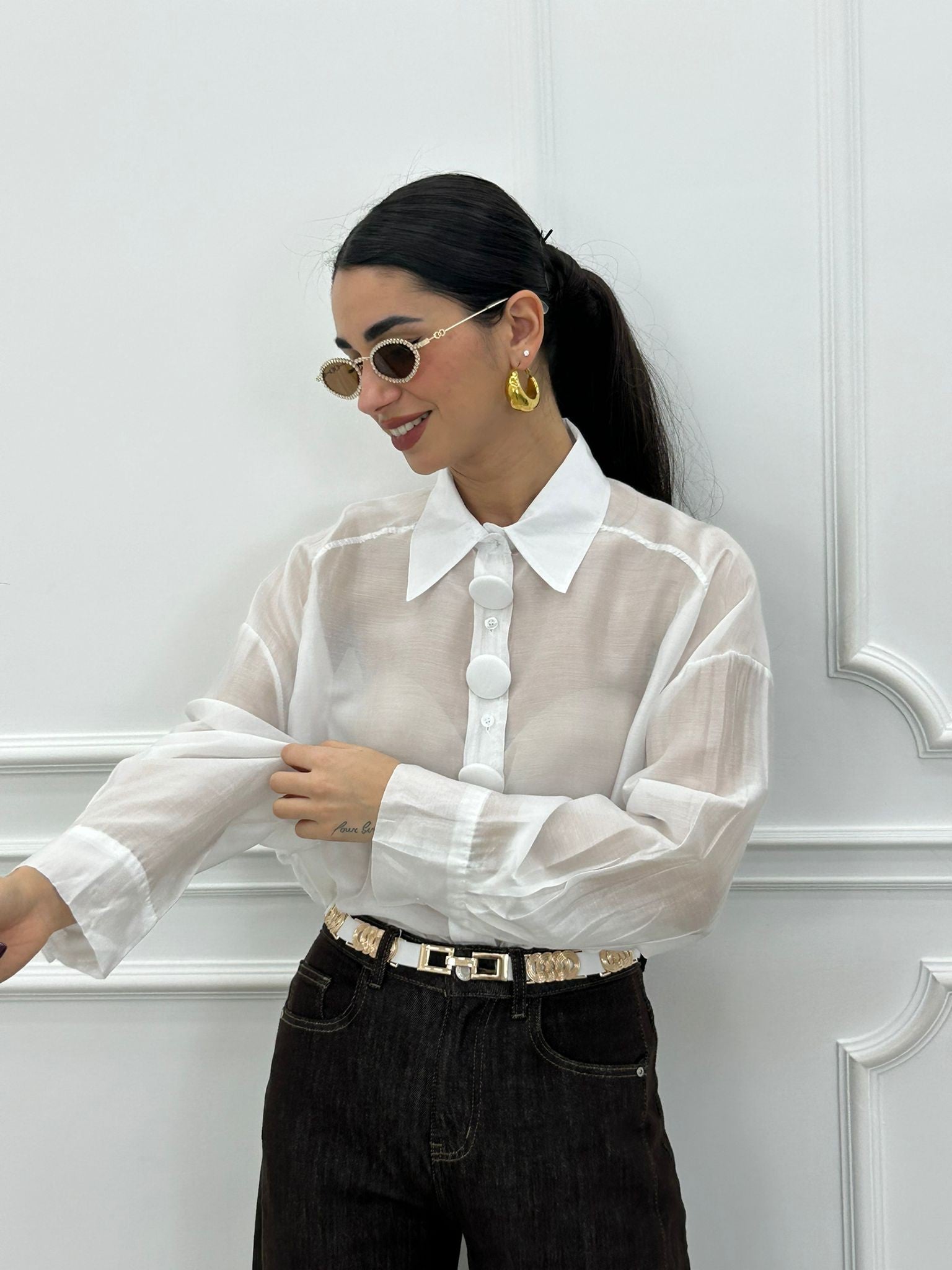 CAMICIA SHEER CHIC NEW P/E26