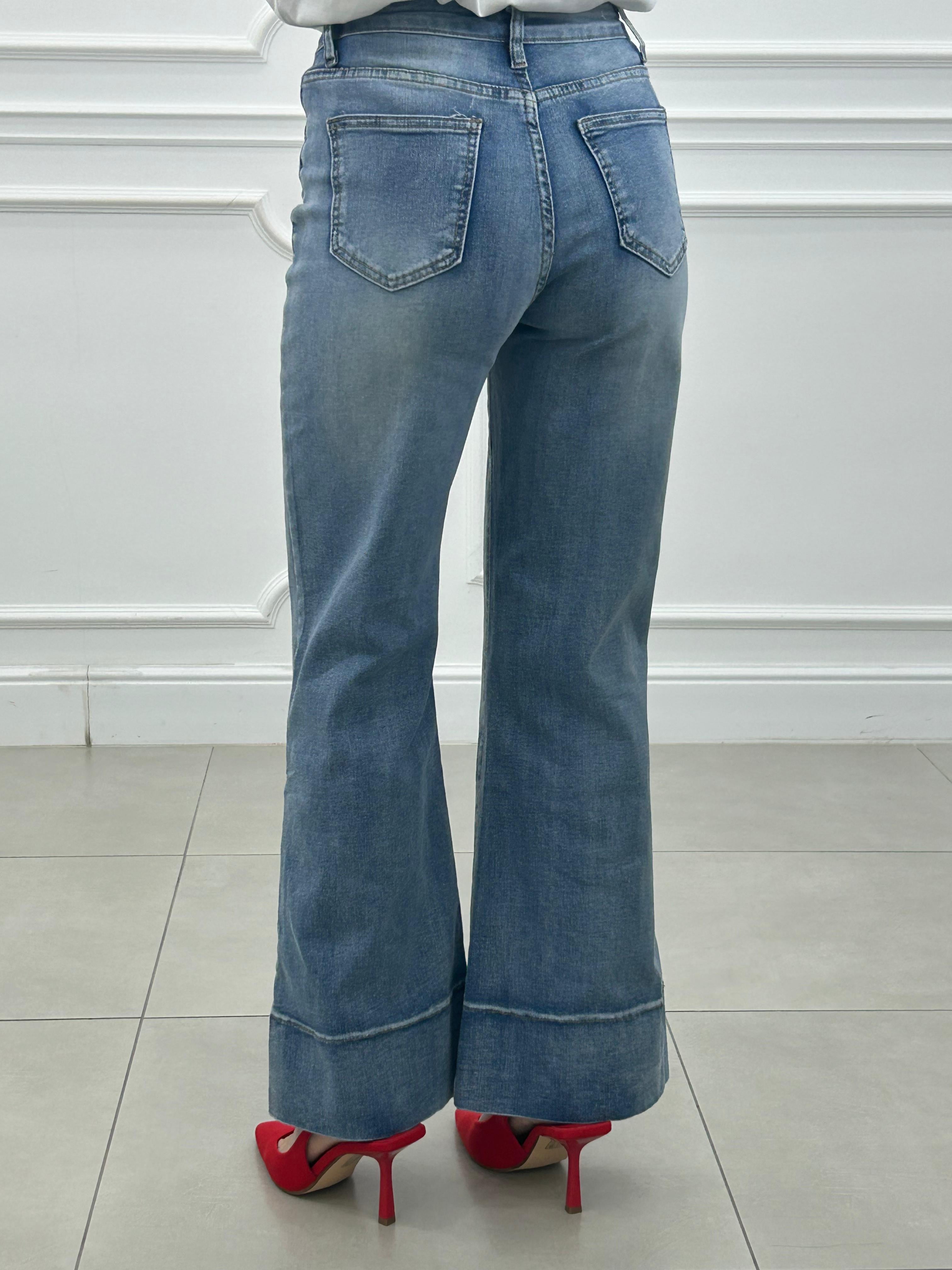 JEANS FLOWER NEW PE/26