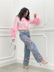 JEANS FANTASIA FLOREALE NEW COLLECTION