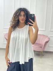 BLUSA SMANICATA DETTAGLI LUREX NEW COLLECTION
