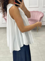 BLUSA SMANICATA DETTAGLI LUREX NEW COLLECTION