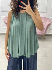 BLUSA SMANICATA DETTAGLI LUREX NEW COLLECTION