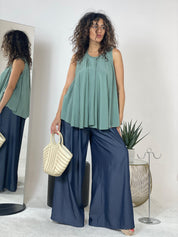BLUSA SMANICATA DETTAGLI LUREX NEW COLLECTION