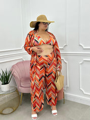 SET BEACHWEAR 4 PEZZI CURVY COLLECTION