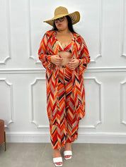 SET BEACHWEAR 4 PEZZI CURVY COLLECTION