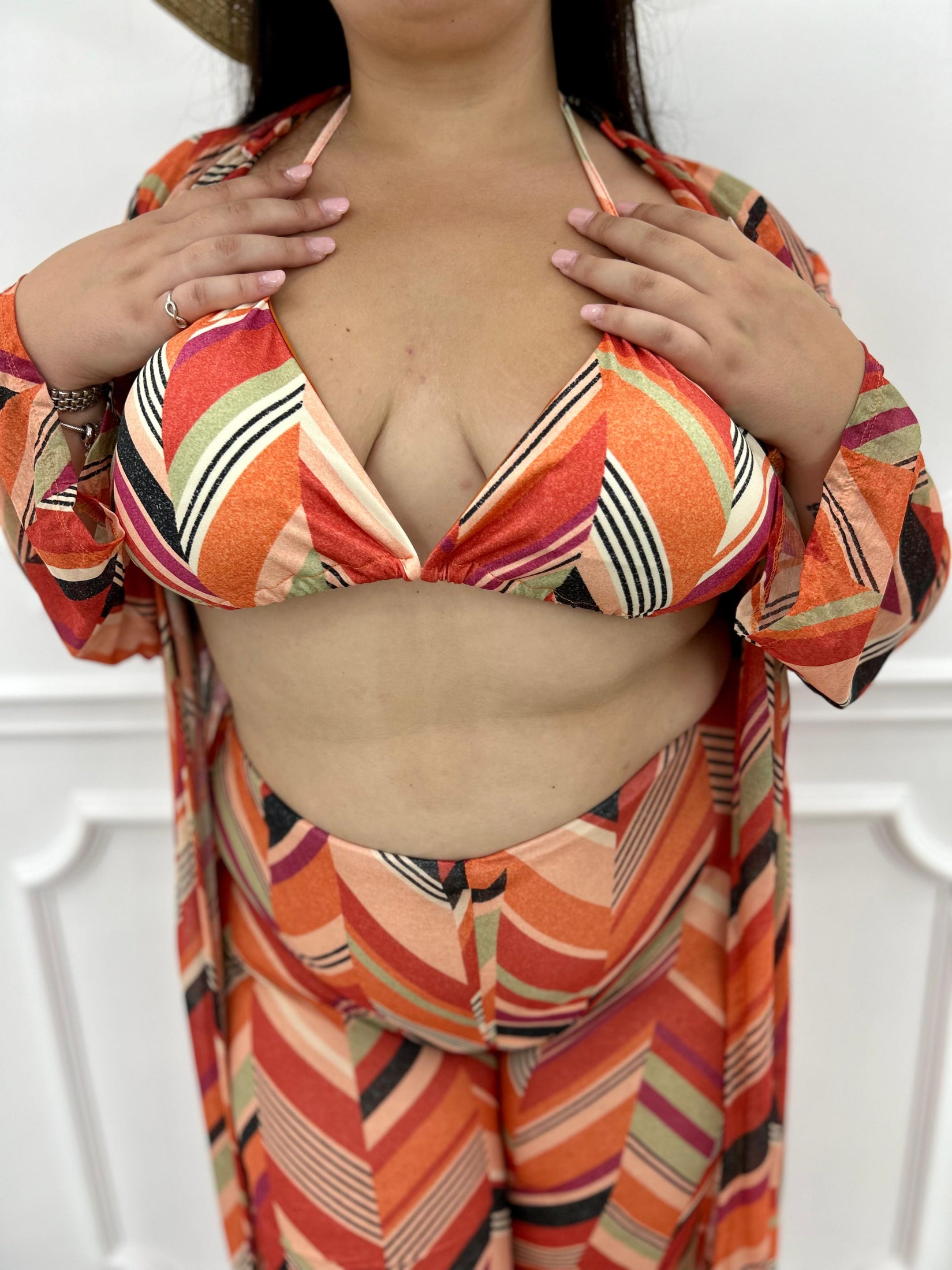 SET BEACHWEAR 4 PEZZI CURVY COLLECTION