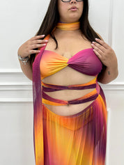 SET BEACHWEAR MULTICOLOR CURVY COLLECTION
