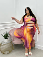 SET BEACHWEAR MULTICOLOR CURVY COLLECTION
