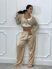 PANTALONE RASO PALAZZO NEW COLLECTION