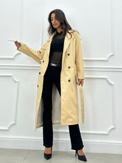 TRENCH LUNGO IN ECOPELLE AUTUMN COLLECTION