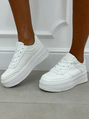 SNEAKERS TOTAL WHITE AUTUMN COLLECTION