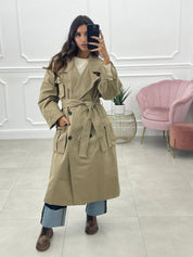 TRENCH OVER CON TASCONI AUTUMN COLLECTION